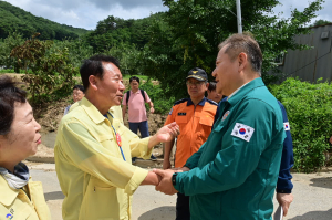 봉화군수, 행안장관에  신속한 복구지원 건의