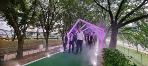 상주시, 북천 산책로 ‘쿨링포그’ 가동