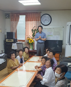 상주 계림동, 경로당 평생학습 주산교실