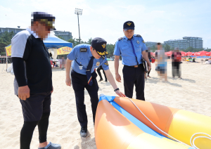 유충근 동해해양경찰서장, 수상레저사업장 점검