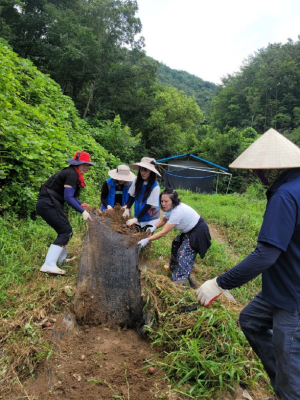 상주교육지원청, 문경시 동로면 수해 복구작업 '비지땀'
