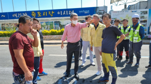 이강덕 포항시장 “죽도시장 찾는 시민 피해없게 신속조치를”