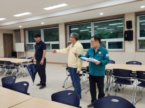 경북도, 간부공무원 긴급대피소 점검 나서