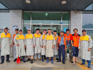 영주 안정면 의용소방대, 태풍 '카눈' 피해 점검