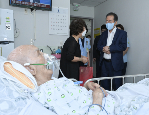 홍준표 대구시장, 권중혁 애국지사 위문
