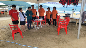 포항시 북구청, 여름 막바지 피서지 안전관리