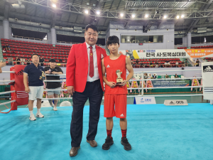 대통령배전국시도복싱대회서 포항공공스포츠클럽 류경무 연속 MVP 수상
