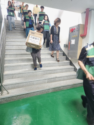 울진교육지원청, 민방공 대피훈련 시행