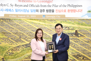 주낙영 경주시장, 방한 시레예스 필리핀 필러시장 접견