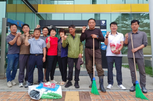 영주시 휴천3동 체육회, 도로변 환경정비 활동
