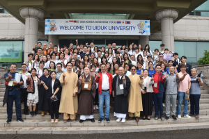 위덕대학교에서 외국인 학생 80명 KOREA BUDDHISM TOUR