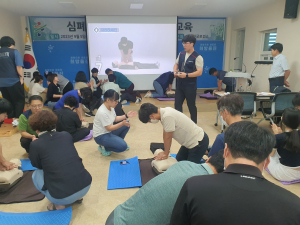 울진군, 심폐소생술 응급처치 교육