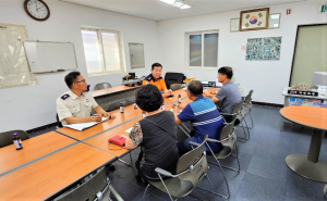 울진소방서, 전통시장 상인회와 간담회