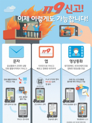 칠곡소방서 “119신고 이제 문자로 하세요”
