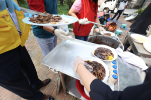 코리안키즈ㆍ지사봉, 대구 지산동서 무료 점심 봉사