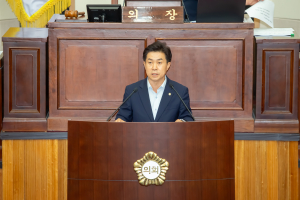구미시의회 신공항 이전 지원 특별위원회 입장문 발표