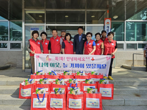 김천시 개령면 보장협의체, 추석맞이 물품 전달