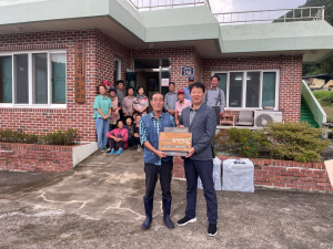 포항시 남구청, ‘소각산불 없는 녹색마을’ 현판식