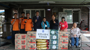 김천소방서, 추석 명절 맞이 사회복지시설 위문 방문