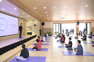 최재훈 달성군수, 추석 앞두고 북부노인복지관 방문