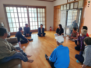 김천시 조마면, 추석 연휴 후 경로당 순회 방문