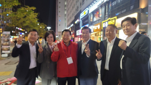 허성우 전 비서관ㆍ구미시의회 의장단, 서울 강서구 보궐선거 현장 방문