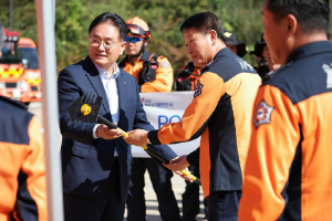 경북소방본부, 산불진화장구 테스트 기관 선정