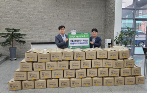 수성구 사월교회, 어려운 이웃 위해 고산3동에 생필품 기탁