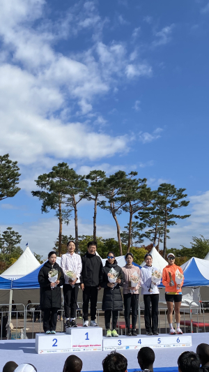 김천시청 육상단, 동아 경주국제마라톤 준우승