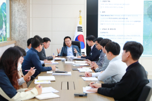 울진군, 정책 홍보관 10월 2차 정책 회의 개최