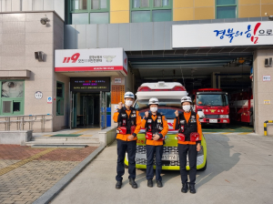 문경소방서, 구급차 내에서 새 생명 탄생