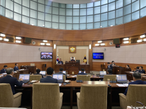 봉화군의회, 행감계획의건 등 8건 원안 가결