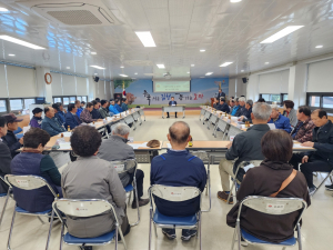 김천시 조마면 노인회, 임시총회 개최