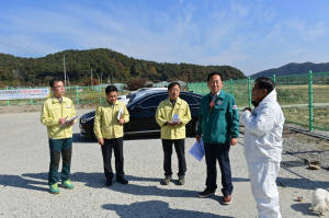 박현국 봉화군수, 럼피스킨병 방역현장 점검