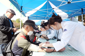 영남이공대, 지역주민 대상 건강 돌봄 봉사활동 실시