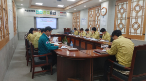 성주교육청, 학교 감염병 환자 발생 대비 토론훈련 실시