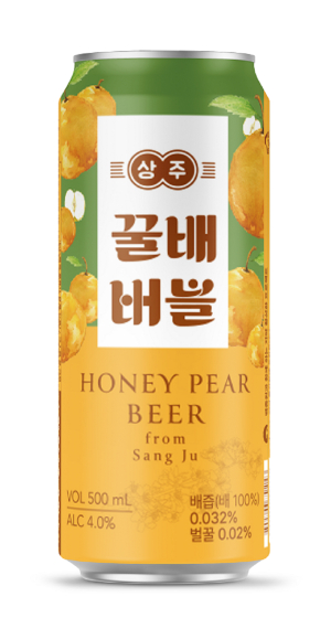 달콤시원 풍미 ‘상주 꿀배버블 맥주’