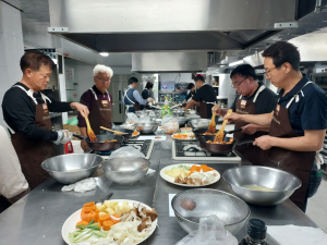 봉화군가족센터, 남성 요리교실 프로 진행