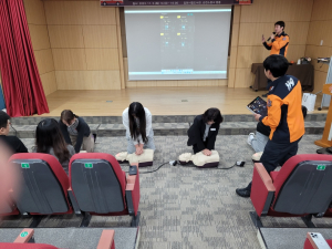 김천시립도서관, 소방 교육ㆍ훈련 시행