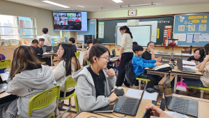 경북형 공동 교육과정 운영 사업 원격화상으로 해외까지 확대운영