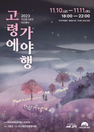 고령군, 지산동 고분군 야간행사 고령에 가야행 개최