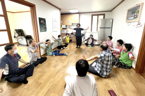 청송군, 경로당 찾아가는 한방사업 성료
