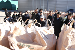 주낙영 경주시장, 공공비축미곡 수매현장 방문