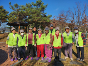 고령군 성산면, 노인일자리 참여자 방한모자 지급