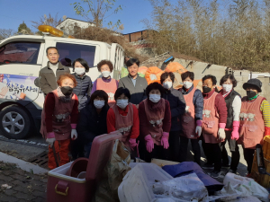 대구 군위읍 찾아가는 보건복지팀, 청소 봉사