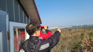 포항시 용흥동, 겨울철 강풍 대비 산불방지 순찰 강화