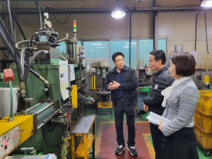 대구고용노동청장, 뿌리산업 기업 ㈜세화정공 방문