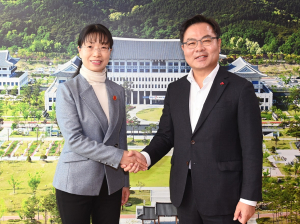 허쉬지안 中 후난여자대학교 총장, 경북도 방문