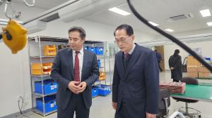 대구조달청, 혁신제품 기업 ㈜유솔 방문