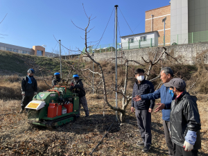 경산시, 영농부산물 파쇄 사업으로 소각 산불 차단